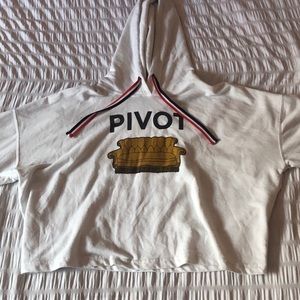 Friends Pivot Cropped Hoodie